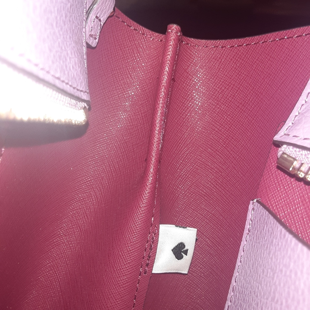 Kate Spade Pinkish/Purplish Leather Handbag - Picture 16 of 16